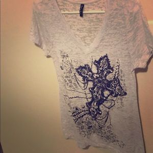 Cross with rhinestones